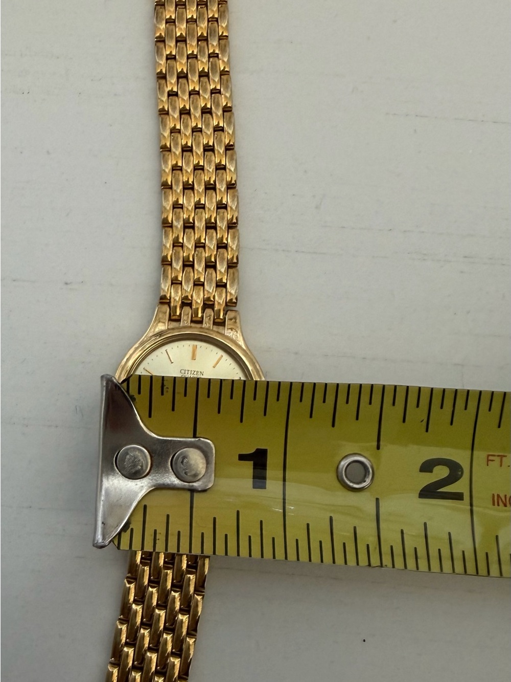Vintage Citizen Gold-Tone Women's Bracelet Watch with Cream Dial - Picture 6 of 6